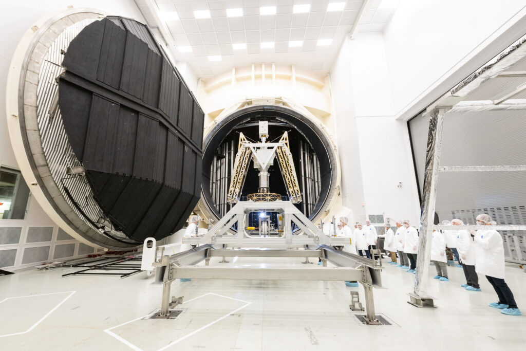 Honeybee Robotics testing at JSC, Chamber A 